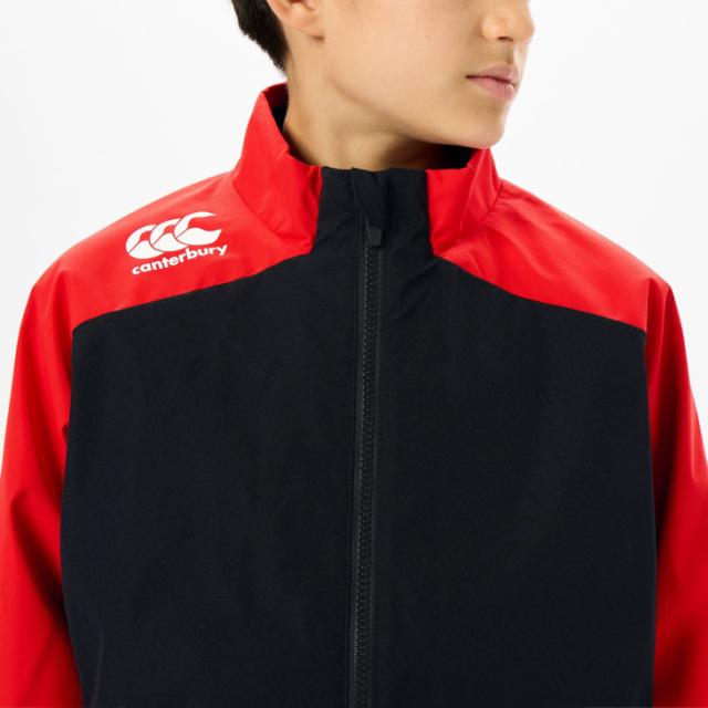 カンタベリー キッズ ウィンドブレーカー 上下 canterbury ジュニア ジャケット ロングパンツ セットアップ 裏起毛 140cm 150cm 160cm 子供服 上下組 保温 はっ水 ラグビー スポーツウェア 運動 こども ウインドブレーカー ブランド アパレル/RGJ74532-RGJ14533 ウインドブレーカー