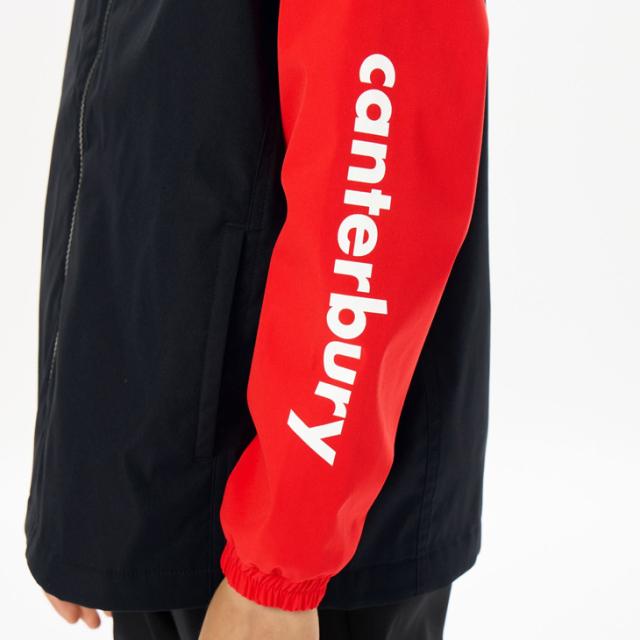 カンタベリー キッズ ウィンドブレーカー 上下 canterbury ジュニア ジャケット ロングパンツ セットアップ 裏起毛 140cm 150cm 160cm 子供服 上下組 保温 はっ水 ラグビー スポーツウェア 運動 こども ウインドブレーカー ブランド アパレル/RGJ74532-RGJ14533 ウインドブレーカー