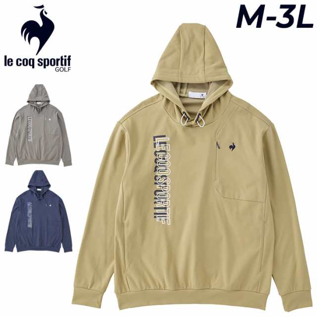 ルコック パーカー 長袖 メンズ ゴルフウェア le coq sportif GOLF ストレッチフォーサー フード付き プルオーバー ブランド トップス は