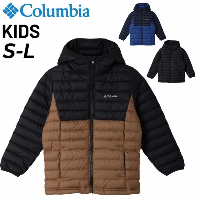 コロンビア キッズ 中綿ジャケット 130-155cm 子供服 Columbia パウダーライト2 フーデッドジャケット 防寒用 アウター ジュニア ユース 