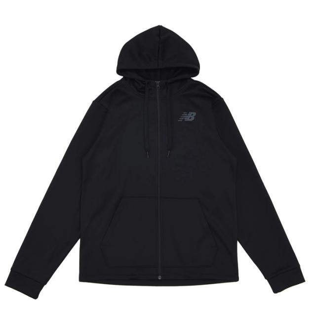 ニューバランス トレーニングジャケット メンズ Newbalance Tenacity フリース フルジップフーディ 裏起毛 裏フリース 保温 アウター パーカー 吸汗速乾 運動 フィットネス 男性 スポーツウェア 上着 秋冬 服 ブランド アパレル/MJ23020-BKの通販は 5,190円