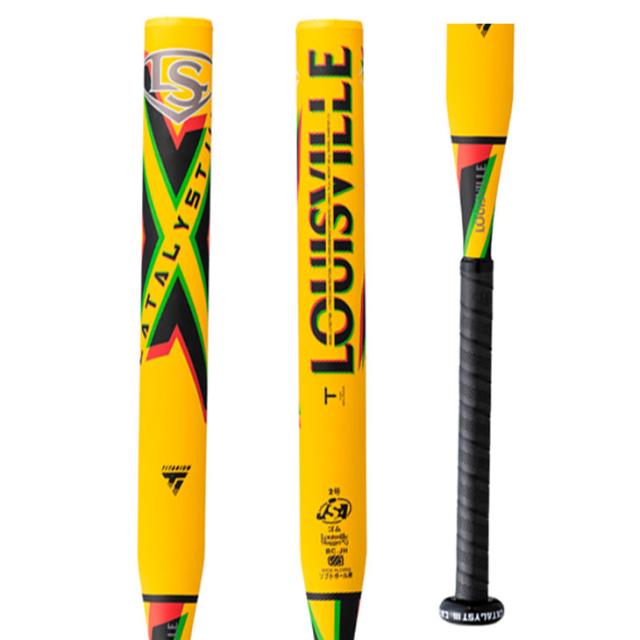 ルイスビルスラッガー ジュニア用 ソフトボール用バット 2号ゴム 78cm 80cm トップバランス LOUISVILLE SLUGGER カタリスト3 TI 限定カラー イエロー きいろ ブランド 子ども 小学生 ゴム2号ソフトバット CATALYST ゴムソフトボール用品/WBL2932020【ギフト不可】