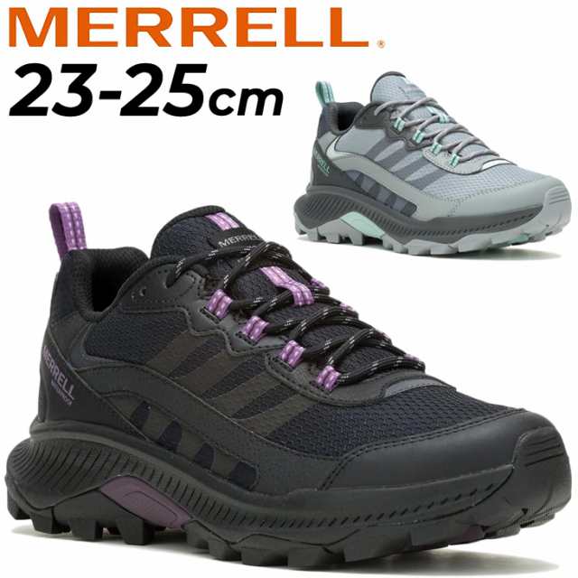 メレル レディース アウトドアシューズ MERRELL SPEED STRIKE 2 WATERPROOF ローカット 防水 透湿 登山靴 トレッキング ハイキング 山登