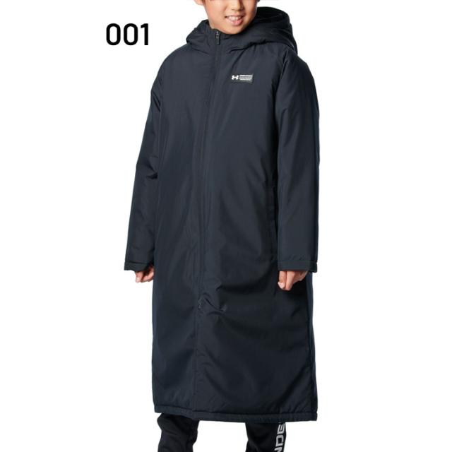 アンダーアーマー ジュニア キッズ ベンチコート 中綿コート UNDER ARMOUR UAインサレーテッド ロングコート 長袖 130cm 140cm 150cm 160cm 子ども用 アウター 防寒 軽量 保温 スポーツウェア  男の子 女の子 服 ブランド アパレル/1388290【ギフト不可】_1