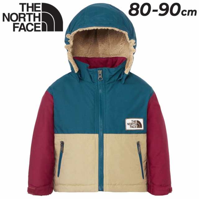 ノースフェイス 裏フリース ジャケット ベビーウェア 80cm 90cm THE NORTH FACE グランドコンパクトノマドジャケット 防寒用 アウター は