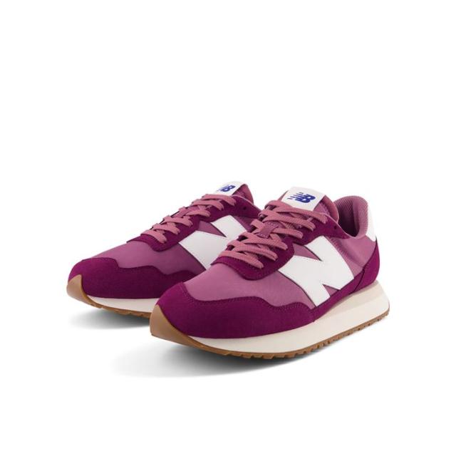 ニューバランス スニーカー メンズ レディース D幅 Newbalance 237 ユニセックス 細め スリム ローカット スポーティ シューズ 男女兼用 大きいサイズ 紫 パープル 普段履き 運動靴 紳士靴 婦人靴 ブランド くつ/MS237-REの通販は 5,738円