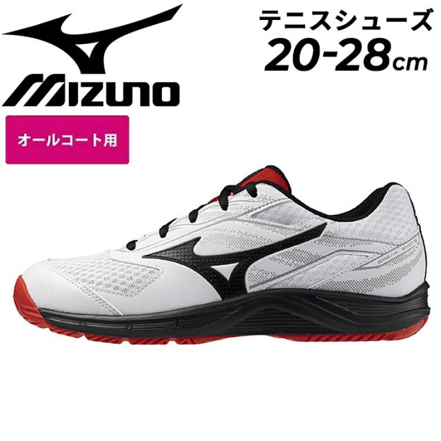 Mizuno テニスシューズ ブラック/レッド　25.5㌢ Mizuno テニスシューズ ブラック/レッド 25.5㌢ Mizuno テニス