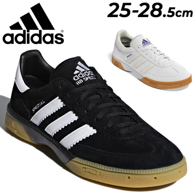 アディダス ハンドボールシューズ メンズ adidas HB SPEZIAL インドアシューズ 屋内用 ゴム底 ローカット 安定性 耐久性 男性 男子 ブランド スポーツシューズ スエード 天然皮革 運動靴 メンズシューズ アディダスシューズ くつ/ISR38
