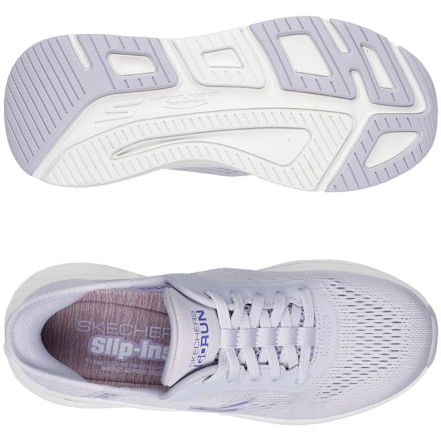スケッチャーズ レディース スリップインズ スニーカー SKECHERS MAX CUSHIONING ELITE 2.0 ハンズフリー スリッポン 衝撃吸収 高反発 女性用 スリップイン 厚底 プラットフォーム 立ったまま履ける 洗える靴 ブランド 運動靴 婦人靴 くつ/129606_6