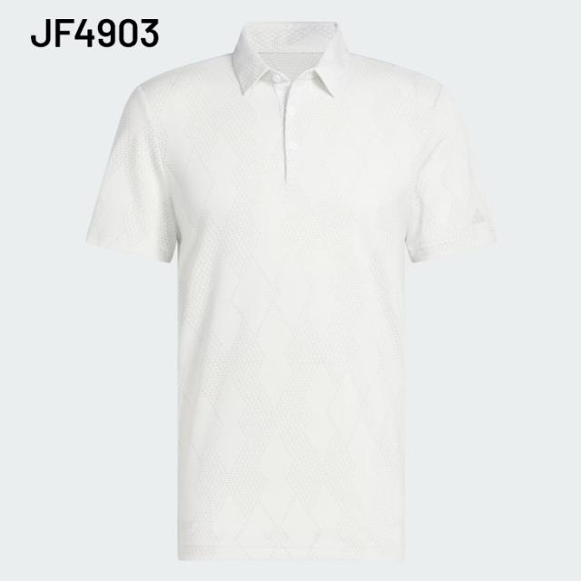 アディダス 半袖 ポロシャツ メンズ ゴルフウェア adidas GOLF メッシュアーガイル 半袖シャツ 総柄 ポロ襟 アーガイル柄 ゴルフシャツ 男性 紳士用 ゴルフポロ トップス おしゃれ レッド ホワイト ネイビー 春夏 服 スポーツウエア ブランド アパレル/KUH63の通販は