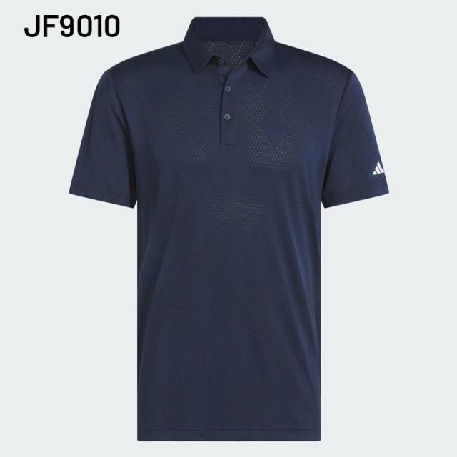 アディダス 半袖 ポロシャツ メンズ ゴルフウェア adidas GOLF メッシュアーガイル 半袖シャツ 総柄 ポロ襟 アーガイル柄 ゴルフシャツ 男性 紳士用 ゴルフポロ トップス おしゃれ レッド ホワイト ネイビー 春夏 服 スポーツウエア ブランド アパレル/KUH63の通販は