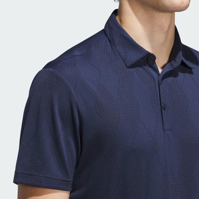 アディダス 半袖 ポロシャツ メンズ ゴルフウェア adidas GOLF メッシュアーガイル 半袖シャツ 総柄 ポロ襟 アーガイル柄 ゴルフシャツ 男性 紳士用 ゴルフポロ トップス おしゃれ レッド ホワイト ネイビー 春夏 服 スポーツウエア ブランド アパレル/KUH63の通販は
