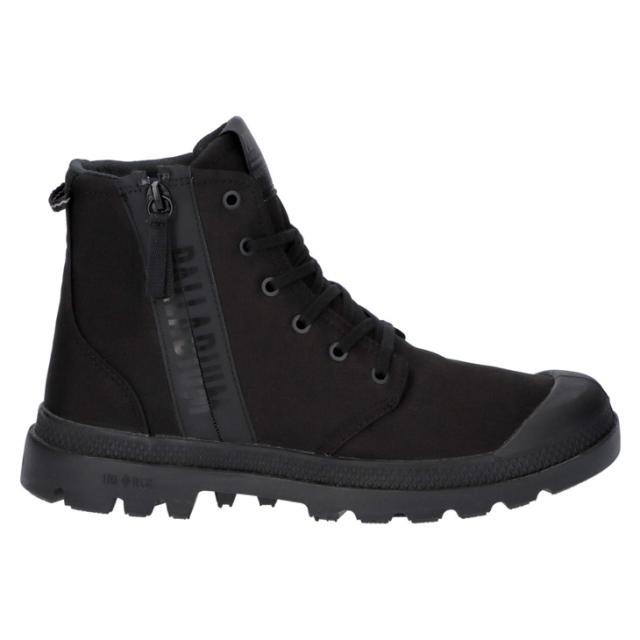 パラディウム ハイカットスニーカー メンズ PALLADIUM PAMPA HI SEEKER2 LT+WP+ サイドジップ ファスナー 男性用 シューズ ウォータープルーフ おしゃれ 黒 メンズスニーカー 紳士靴 ブランド パンパ ハイ シーカー くつ/74406_4