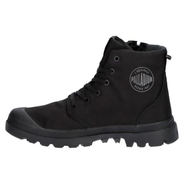パラディウム ハイカットスニーカー メンズ PALLADIUM PAMPA HI SEEKER2 LT+WP+ サイドジップ ファスナー 男性用 シューズ ウォータープルーフ おしゃれ 黒 メンズスニーカー 紳士靴 ブランド パンパ ハイ シーカー くつ/74406_5