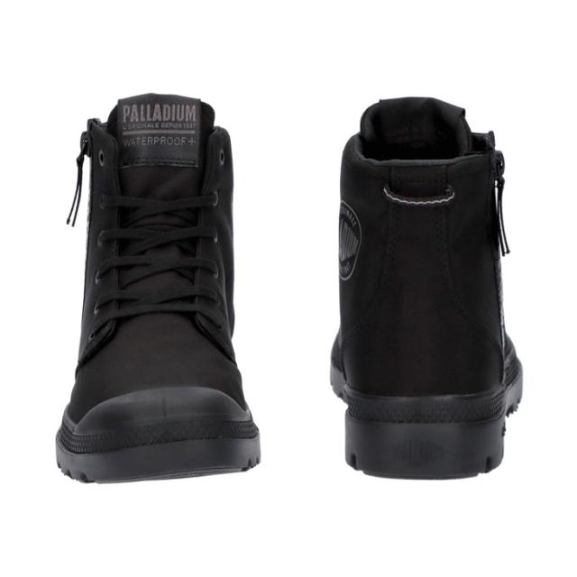 パラディウム ハイカットスニーカー メンズ PALLADIUM PAMPA HI SEEKER2 LT+WP+ サイドジップ ファスナー 男性用 シューズ ウォータープルーフ おしゃれ 黒 メンズスニーカー 紳士靴 ブランド パンパ ハイ シーカー くつ/74406_6