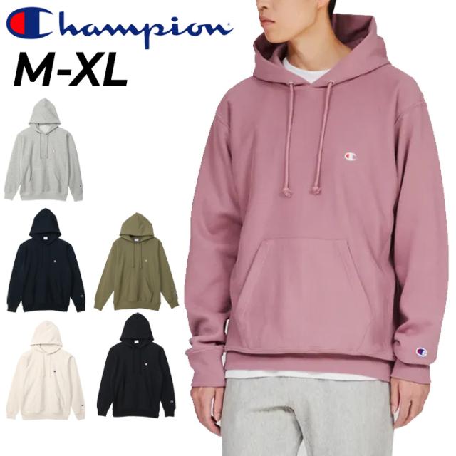 チャンピオン スウェット パーカー メンズ Champion リバースウィーブ フーデッドスウェットシャツ 長袖 プルオーバー 裏毛 スエット スポーティ タウン トップス メンズウェア フレンチテリー アメカジ 服 ブランド アパレル/C3-Y131