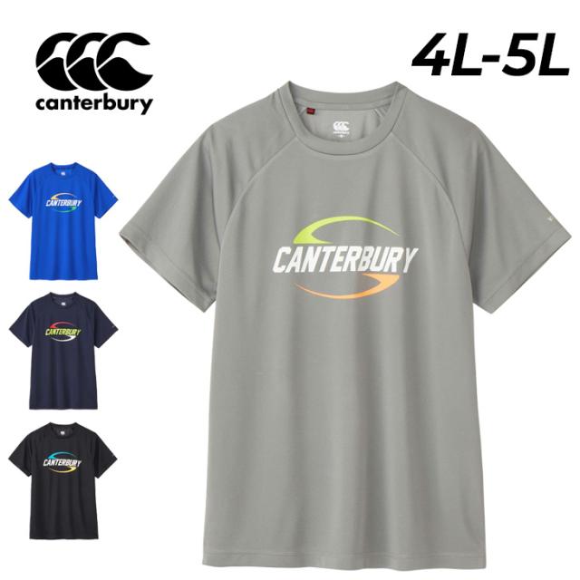 カンタベリー 半袖 Tシャツ 4L 5L メンズ 大きいサイズ canterbury トレーニングティー ビッグサイズ ラグビーウェア 半袖シャツ 男性 練習着 運動 トップス トレーニングシャツ 半袖シャツ スポーツウエア メンズウエア 服 ブランド アパレル/RG325005Bの通販は 5,104円
