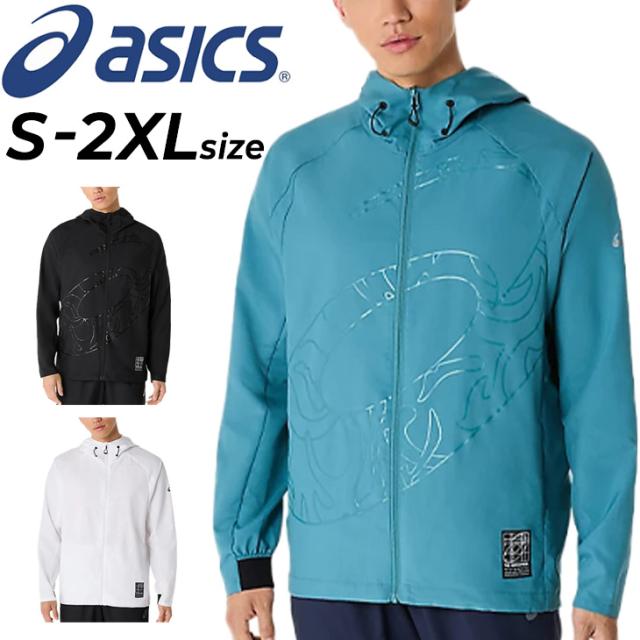 アシックス ジャージ 長袖ジャケット メンズ asics クールアクティモーション クロス フーディージャケット 薄手 ジャージー 通気性 吸汗速乾 トレーニング スポーツウェア 男性 アウター パーカージャケット メンズウエア 服 春 夏 ブランド アパレル/2031E979