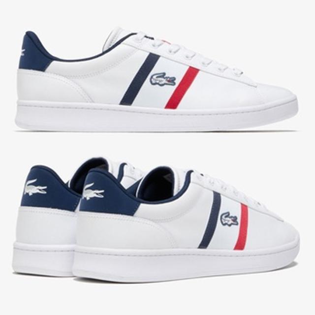 ラコステ メンズ スニーカー LACOSTE SPORT CARNABY SETCGR1251 AP SMA レザースニーカー 天然皮革 ローカット コートスタイル スポーティ わに ワニロゴ 男性 靴 メンズシューズ 大きいサイズ おしゃれ キレイめ 運動靴 ブランド くつ/49SMA0309_1