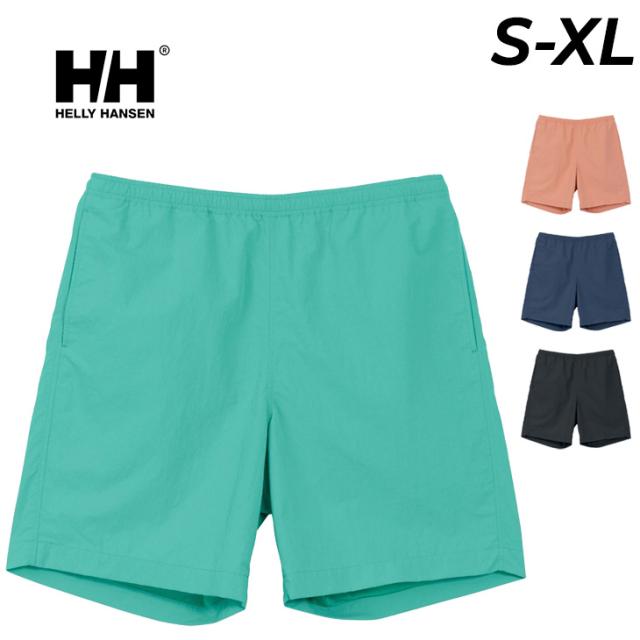ヘリーハンセン ショートパンツ メンズ レディース HELLYHANSEN バスクミッドショーツ 水陸両用 総裏メッシュ はっ水 ミドル丈パンツ 耐海水 耐塩素 ユニセックス タウン ビーチトランクス 水着 短パン 海 プール アウトドアウェア ブランド アパレル/HH22542