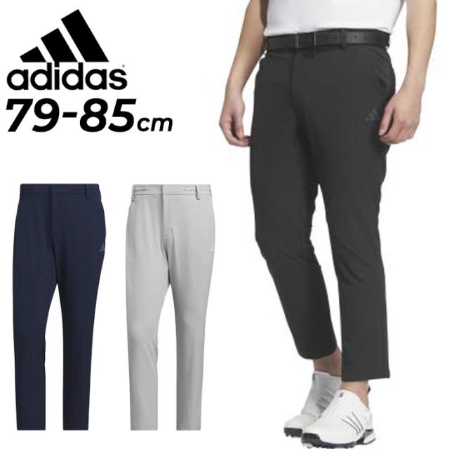 アディダス ゴルフパンツ アンクル丈 メンズ 79cm 82cm 85cm adidas GOLF EX-Stretch active サイドパネル アンクルパンツ ゴルフウェア 吸汗速乾 ストレッチ UPF50＋ くるぶし丈 男性用 メンズウェア 長ズボン 服 スポーツウエア ブランド アパレル/KVH22
