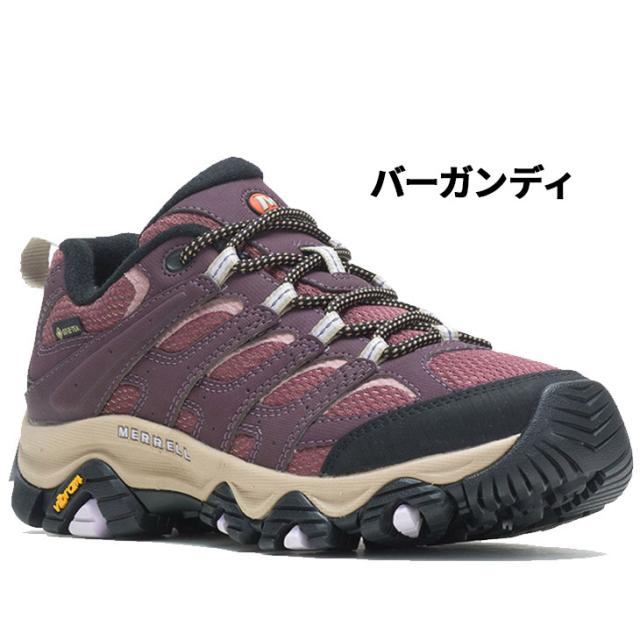 メレル アウトドアシューズ レディース MERRELL モアブ3 MOAB 3 SYNTHETIC GORE-TEX 防水 ハイキングシューズ 靴 ローカット 登山 トレッキング 女性用 ゴアテックス ヴィブラムソール レディースシューズ スニーカー ブランド くつ/MOAB3SY-GTW_4