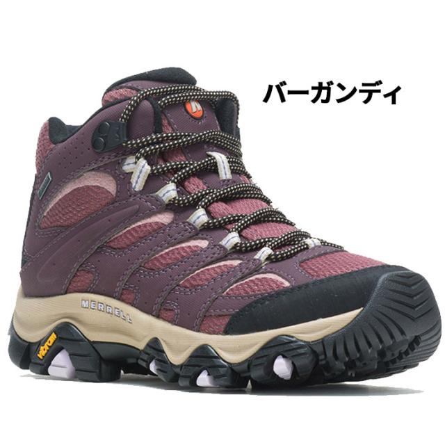 メレル アウトドアシューズ レディース MERRELL MOAB 3 SYNTHETIC MID GORE-TEX 防水 ハイキングシューズ 靴 ミッドカット 登山 トレッキング 女性用 ゴアテックス ヴィブラムソール レディースシューズ スニーカー ブランド くつ/MOAB3SYMD-GTW_4