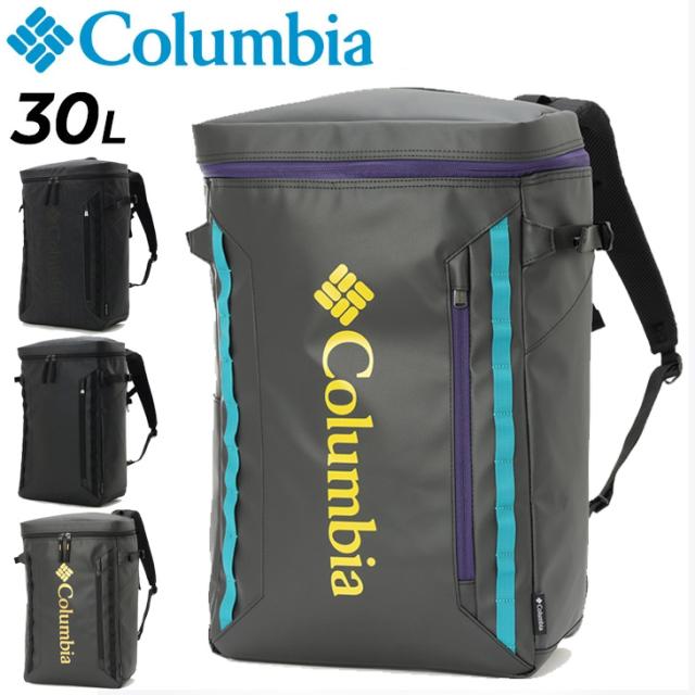 コロンビア リュックサック 30リットル メンズ レディース バッグ Columbia サイドキック バックパック ユニセックス 大容量 はっ水 ボックス スクエア型 通勤 通学 バッグ スポーツバッグ ジム ブランド かばん/PU8675