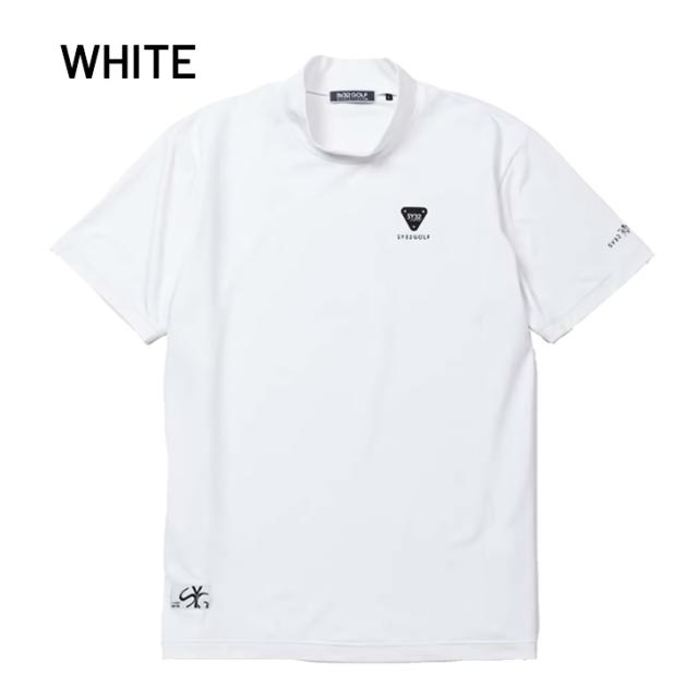 SY32 BY SWEET YEARS GOLF メンズ 半袖シャツ モックネック ゴルフウェア SY32 スウィートイヤーズ 吸水速乾 ストレッチ UV加工 男性 モックシャツ トップス 紳士用 ゴルフシャツ 服 ブランド G-002 EMBOSS STRETCH MOCK アパレル/SYG-25S024_3