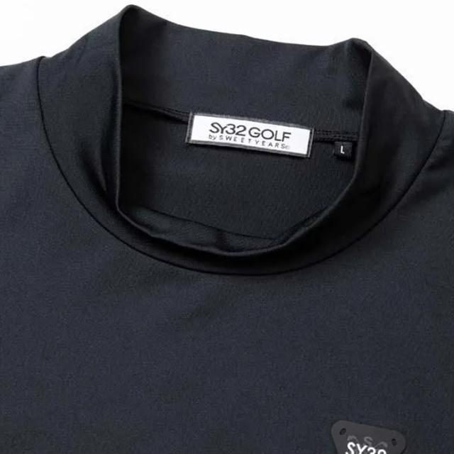 SY32 BY SWEET YEARS GOLF メンズ 半袖シャツ モックネック ゴルフウェア SY32 スウィートイヤーズ 吸水速乾 ストレッチ UV加工 男性 モックシャツ トップス 紳士用 ゴルフシャツ 服 ブランド G-002 EMBOSS STRETCH MOCK アパレル/SYG-25S024_6