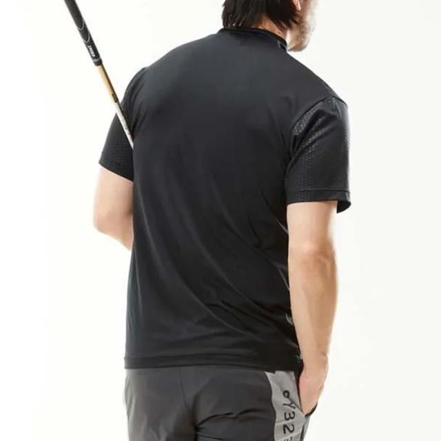 SY32 BY SWEET YEARS GOLF メンズ 半袖シャツ モックネック ゴルフウェア SY32 スウィートイヤーズ 吸水速乾 ストレッチ UV加工 男性 モックシャツ トップス 紳士用 ゴルフシャツ 服 ブランド G-002 EMBOSS STRETCH MOCK アパレル/SYG-25S024_11