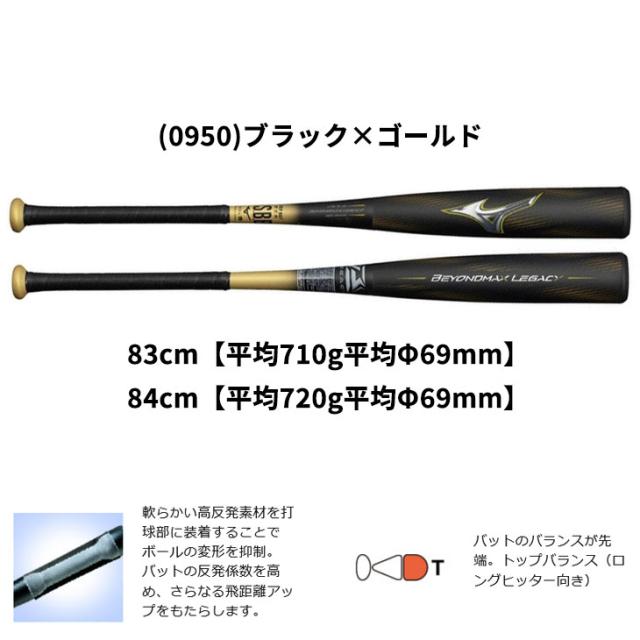 中古】BEYOND MAX LEGACY 軟式/83cm/トップ/平均710g ミズノ