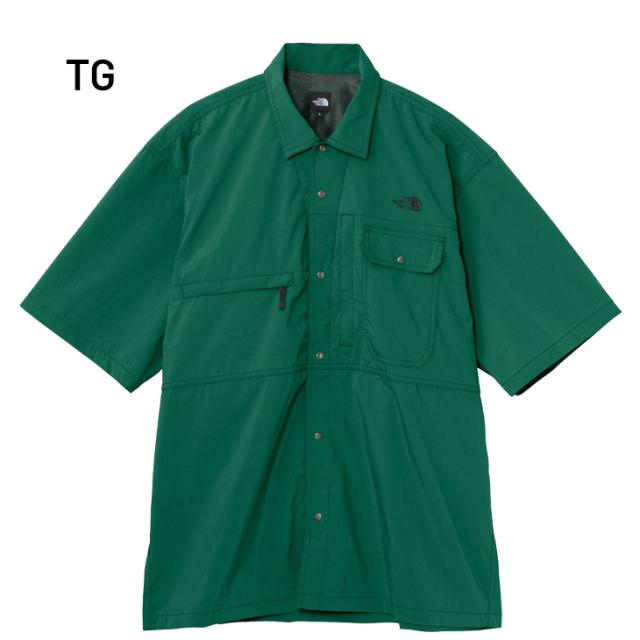 ザ・ノース・フェイス 半袖シャツ メンズ ユニセックス THE NORTH FACE S/Sトリップフィールドシャツ アウトドアウェア キャンプ フェス タウン UVカット はっ水 ストレッチ 半そで 夏 サマー メンズウエア 服 ブランド アパレル/NR22551_1