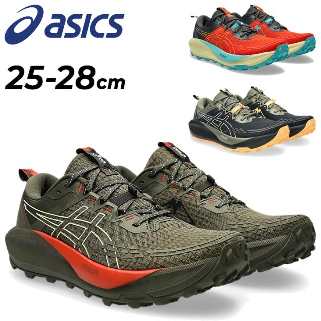 アシックス メンズ トレイルランニングシューズ スタンダードラスト 2E相当 asics GEL-Trabuco 13 ローカット 軽量 ニュートラル アンダー｜トレラン トレイルシューズ ランニングシューズ スポーツシューズ 運動靴 ブランド ゲルトラブーコ13 くつ/1011B973-5F