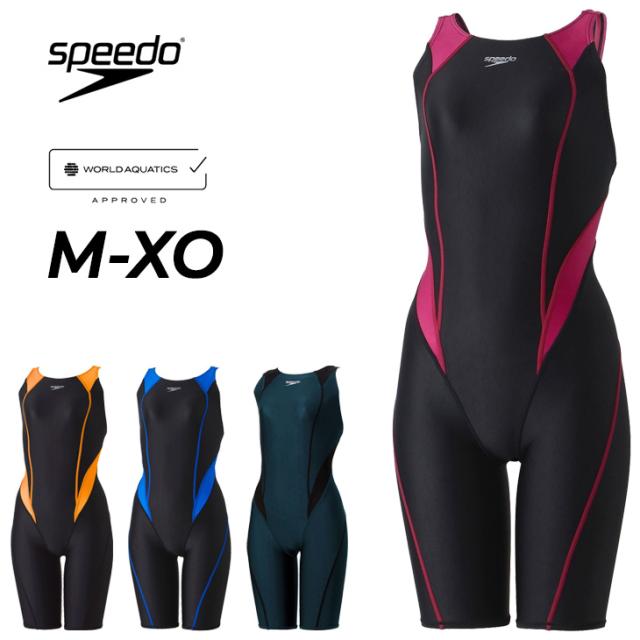 スピード 競泳水着 水泳 レディース WA承認モデル オールインワン水着 SPEEDO フレックスシグマカイミニオープンバックニースキン 4分丈 カップなし 女性 女子 レディース競技水着 レーシング ブランド スイムウェア アパレル/SCW12404F【返品不可】