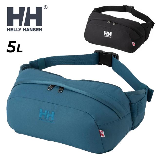 Helly Hansen 3wayボディバッグ ブラック/グリーン HELLY HANSEN ヘリーハンセン グロング6 HY92334-K SS23 Grong 6