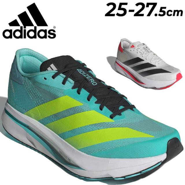アディダス ランニングシューズ メンズ adidas アディゼロ SL 2｜陸上競技 ローカット 厚底 軽量 メッシュ 通気性 マラソン レース ロング走 トレーニング 靴 ひも靴 男性用 スポーツシューズ ブランド ADIZERO SL2 M くつ/NMQ07