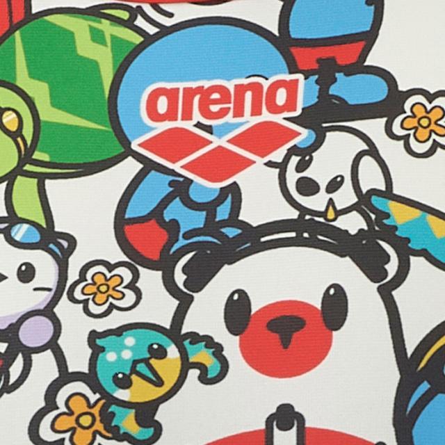 アリーナ arena レディース 水泳 競泳 練習用水着 arena トレーニングワンピース（オープンバック）パッドなし 女性 女子 トレーニング水着 アリーナくん 総柄 スイムウェア 耐塩素 ワンピース水着 ブランド 水泳水着 スイムウェア みずぎ/AS5FWM40L【返品不可】_3