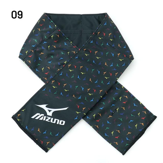 ミズノ クーリング ネックタオル 当店オリジナル メンズ レディース mizuno 保冷剤3個付き 暑さ対策 日焼け対策 ネッククーラー 首元冷却 氷のう アイシング 熱中症対策 夏用グッズ 大人用 スポーツ アウトドア キャンプ 屋外活動 冷感タオル ブランド アクセサリー/APW-NCLR フェイスタオル
