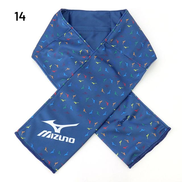 ミズノ クーリング ネックタオル 当店オリジナル メンズ レディース mizuno 保冷剤3個付き 暑さ対策 日焼け対策 ネッククーラー 首元冷却 氷のう アイシング 熱中症対策 夏用グッズ 大人用 スポーツ アウトドア キャンプ 屋外活動 冷感タオル ブランド アクセサリー/APW-NCLR フェイスタオル