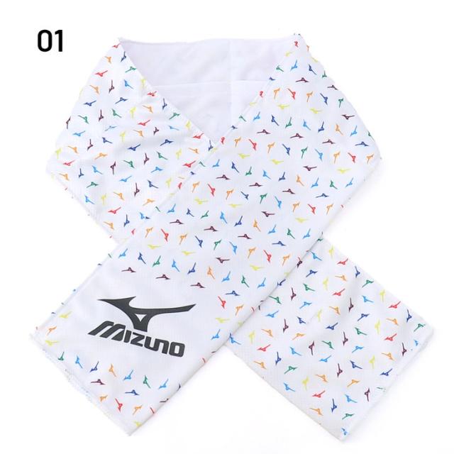 ミズノ クーリング ネックタオル 当店オリジナル メンズ レディース mizuno 保冷剤3個付き 暑さ対策 日焼け対策 ネッククーラー 首元冷却 氷のう アイシング 熱中症対策 夏用グッズ 大人用 スポーツ アウトドア キャンプ 屋外活動 冷感タオル ブランド アクセサリー/APW-NCLR フェイスタオル