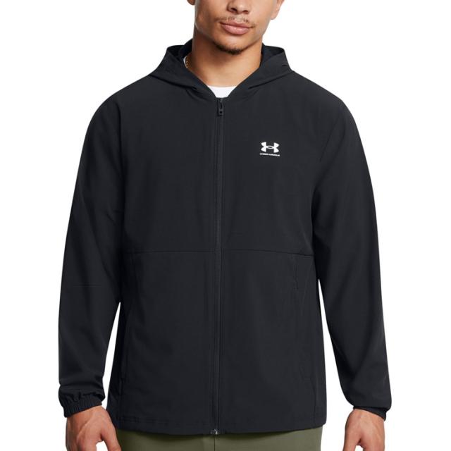 アンダーアーマー ウィンドジャケット メンズ UNDER ARMOUR UAバイブウーブン ウインドブレーカー｜長袖 アウター 軽量 防風 パーカージャケット ウインドブレーカー 男性 アウトドア スポーツ ジム 運動 メンズウェア 大きいサイズ 服 ブランド アパレル/1386555_3