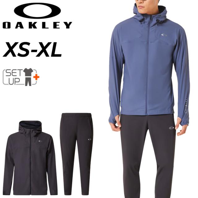 オークリー トレーニングウェア メンズ ジャージ 上下 OAKLEY O-FUSION FLEX 長袖ジャケット ロングパンツ セットアップ 吸汗速乾 UVケア(UPF50+) 接触冷感 スポーツウェア 男性 上下組 運動 メンズウエア 上着 長ズボン 服 ブランド アパレル/FOA408112-408133