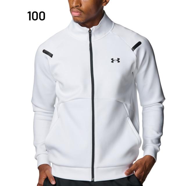アンダーアーマー ジャージ 長袖 メンズ UNDER ARMOUR UAアーマーニット トラックジャケット トレーニング スポーツウエア ジャージジャケット フルジップ ジャージー 男性用 アウター 大きいサイズ ジムトレ 運動 ブランド アパレル/6007743_2
