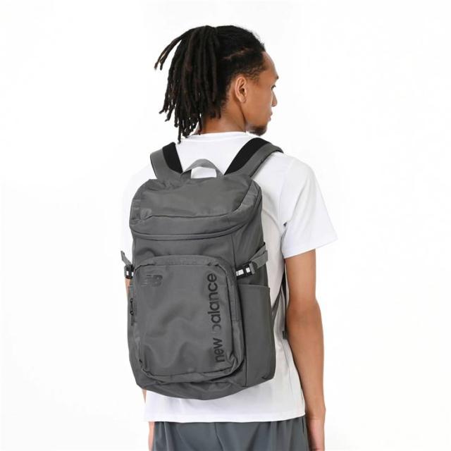 ニューバランス リュックサック 30L ユニセックス バック Newbalance トップローディング バックパック メンズ レディース 鞄 スポーツバッグ スクエア型 スポーティ  通勤 通学 普段使い 灰色 グレー ブランド かばん/LAB55616-CTR