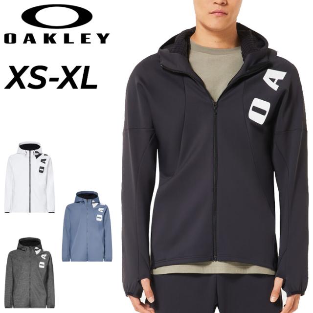 オークリー トレーニングジャケット メンズ OAKLEY 3Rdg Synchronism Jacket 8.7 長袖 フーディ フルジップ アウター 吸汗速乾 はっ水 男性 スウェット ジャージ トレーニング スポーツウェア 運動 メンズウェア スウェジャー ブランド 服 秋冬 アパレル/FOA408204