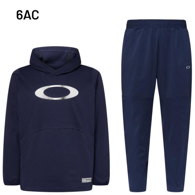 オークリー トレーニングウェア メンズ 上下 OAKLEY 長袖パーカー