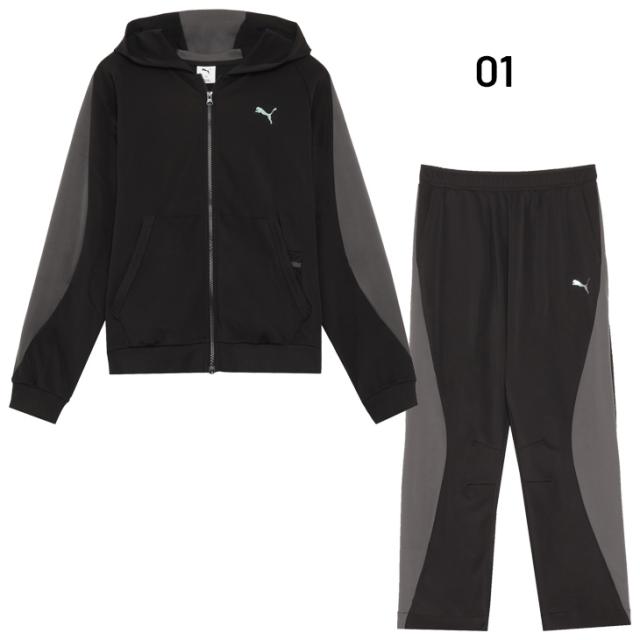 プーマ ジャージ 上下 メンズ PUMA TRN EDGE 長袖フーディジャケット