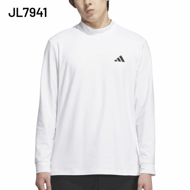 アディダス モックネックシャツ メンズ ゴルフウェア adidas GOLF バックグラフィック 長袖モックシャツ バックプリント 男性 紳士用 ゴルフシャツ トップス スポーツウエア 服 ブランド アパレル/JVV08_1