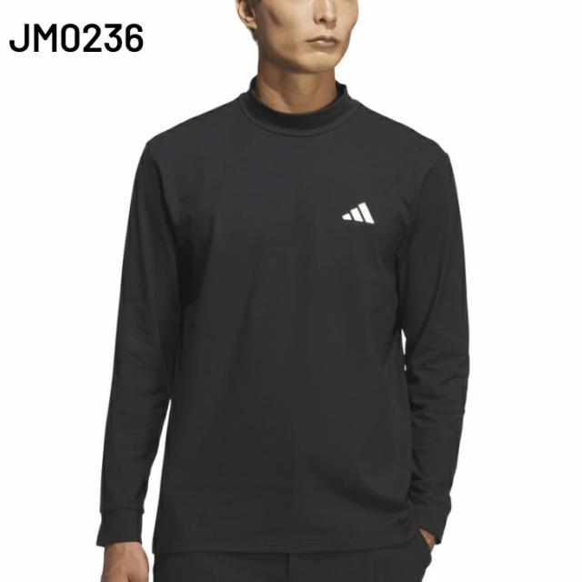 アディダス モックネックシャツ メンズ ゴルフウェア adidas GOLF バックグラフィック 長袖モックシャツ バックプリント 男性 紳士用 ゴルフシャツ トップス スポーツウエア 服 ブランド アパレル/JVV08_2